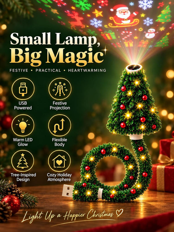 USB Christmas Tree Projector – HD LED With 6 Scenes