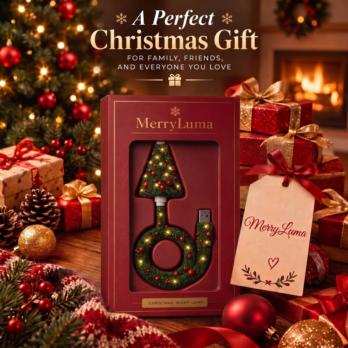 MerryLuma™ Christmas Tree Projector – 6 HD Scenes